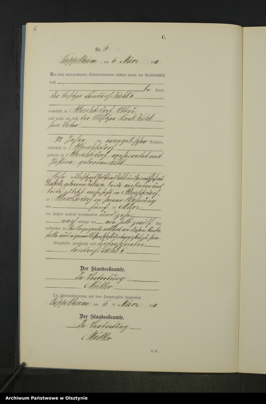 image.from.unit.number "Sterbe-Neben-Register Nr 1 - 25"