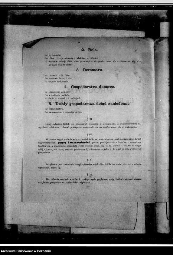 image.from.unit.number "Petycje posłów polskich do sejmu pruskiego między innymi w sprawie stosowania urzędowego nauczania w języku polskim na terenie Wielkiego Księstwa Poznańskiego. Program dla kółek rolniczo- włościańskich. Sprawozdania zarządu towarzystwa. Okólniki. Programy"