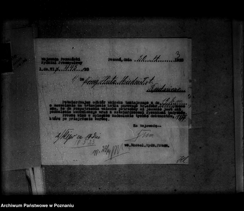 Obraz 7 z jednostki ""Huta miedzi" Towarzystwo Akcyjne Rudnicze powiat poznański nr porządkowy kotła 107"