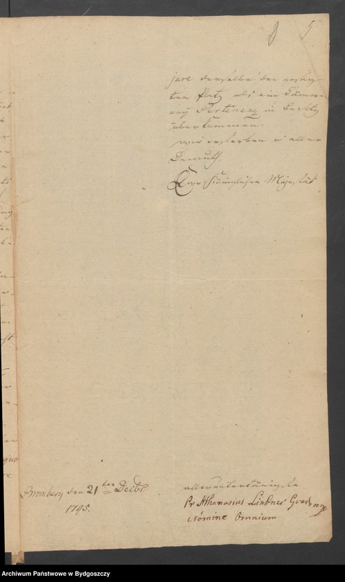 image.from.unit.number "Acta Camere von den Grundstücken des Bernhardiner Kloster zu Bromberg"
