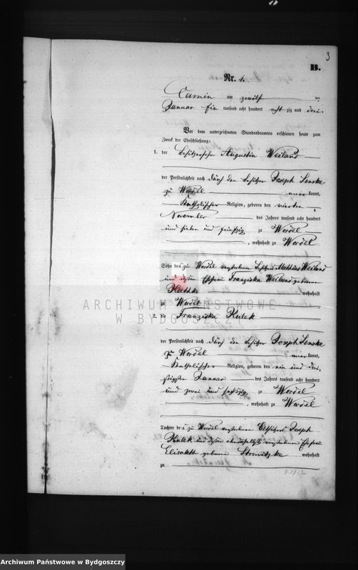 image.from.unit.number "Akta małżeństw - pierwopis nr 1-6"