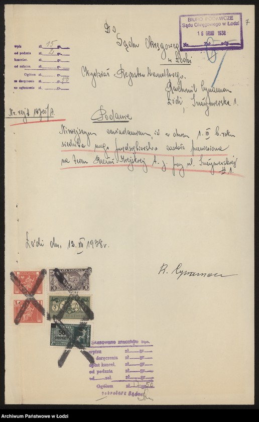 Obraz 9 z jednostki "Rachmil Cynamon- sprzedaż cielęciny"