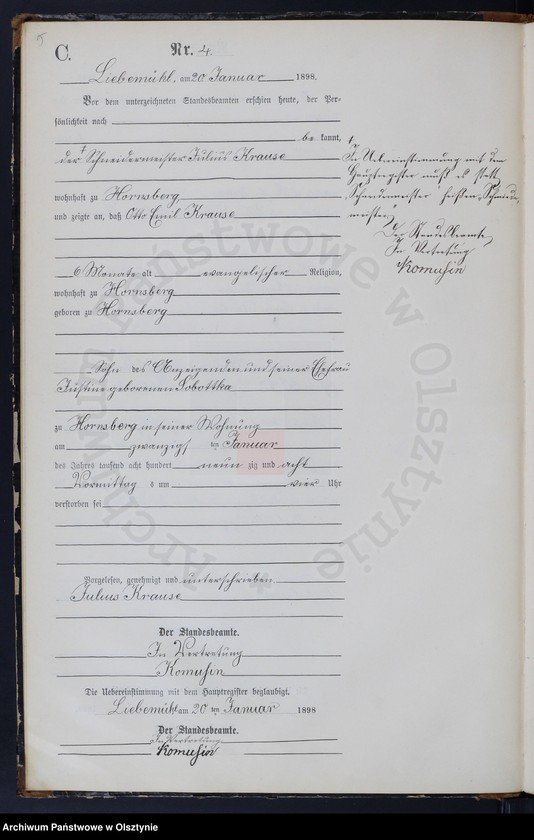 image.from.unit.number "Sterbe-Neben-Register Nr 1 - 64"