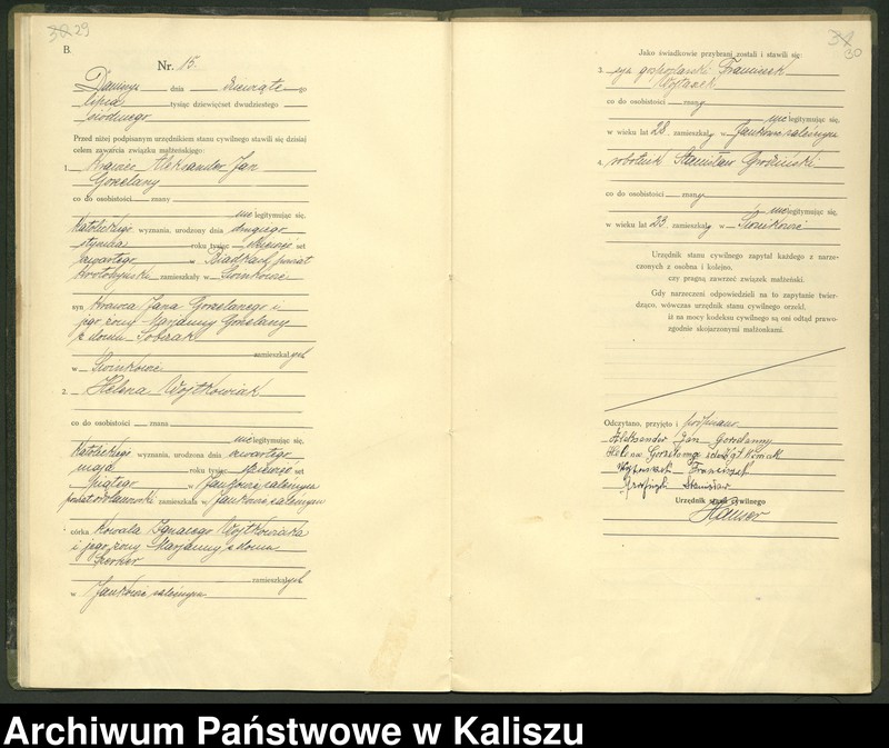 Obraz 18 z jednostki "[Księga małżeństw]"