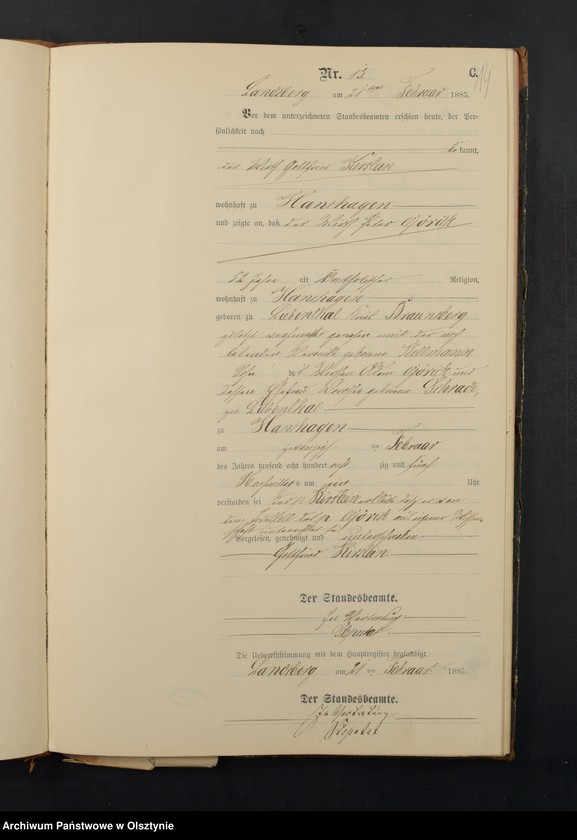 image.from.unit.number "Sterbe-Neben-Register Nr 1 - 88"