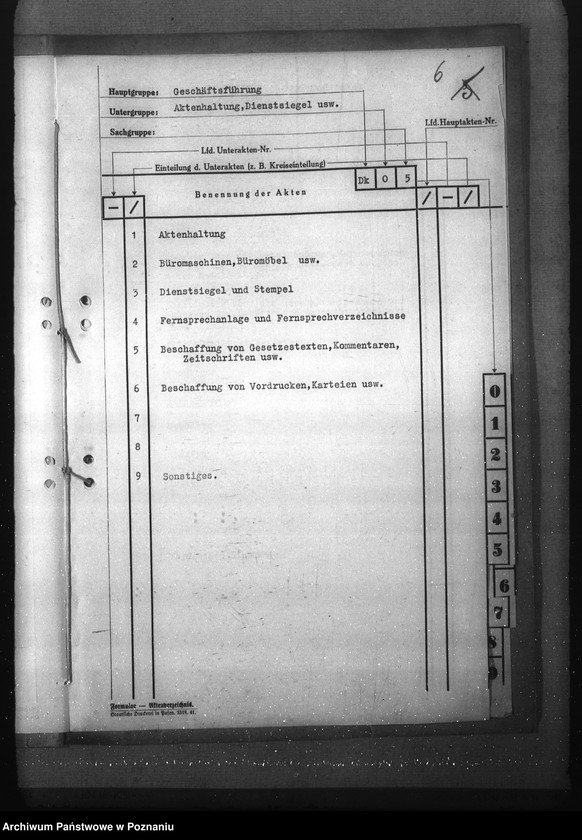 Obraz 10 z jednostki "Aktenplan der Dienststrafkammer"