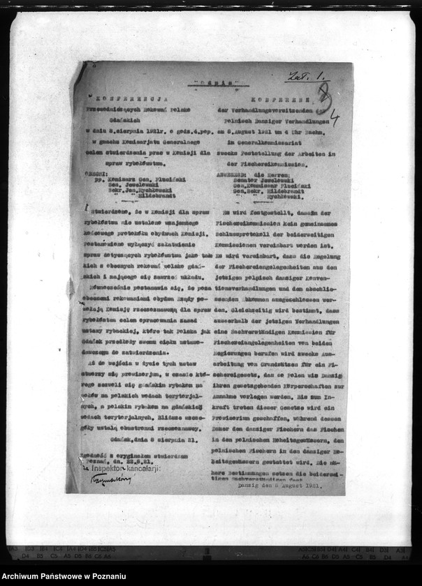 Obraz 8 z jednostki "Deleg. Departamentu Rolnictwa i D. Państw. Rybołówstwo"