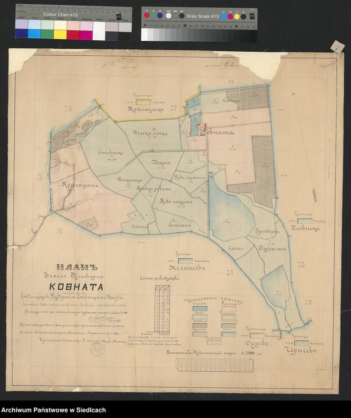 Obraz 6 z kolekcji "Plany folwarków guberni siedleckiej111"