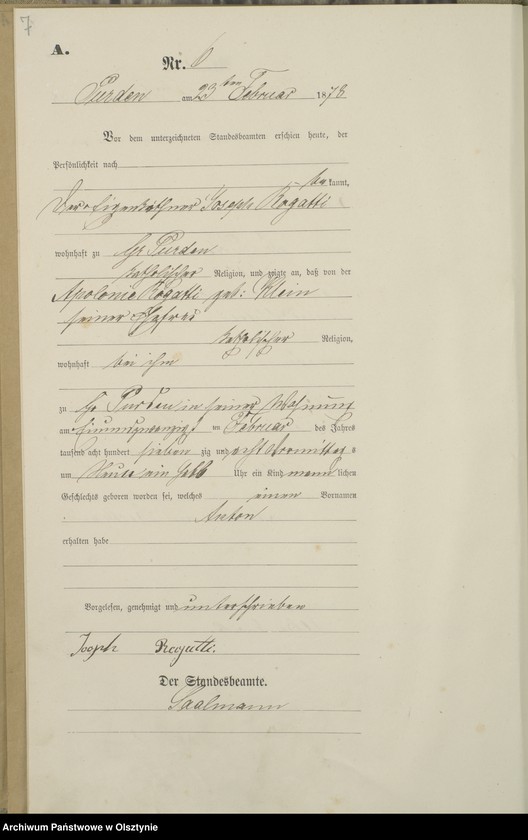 image.from.unit.number "Geburts-Haupt-Register Nr 1 - 65"