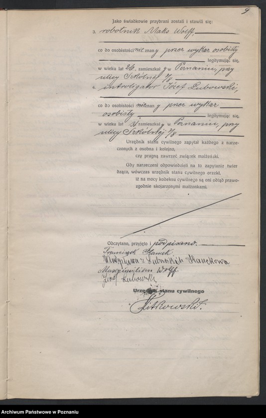Obraz 11 z jednostki "Księga miejscowa małżeństw tom IV [Rejestr główny małżeństw]"