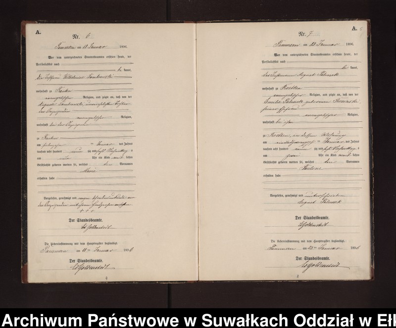 image.from.unit.number "Geburts-Neben-Register des Preussischen Standes-Amtes Neuhoff Kreis Loetzen"