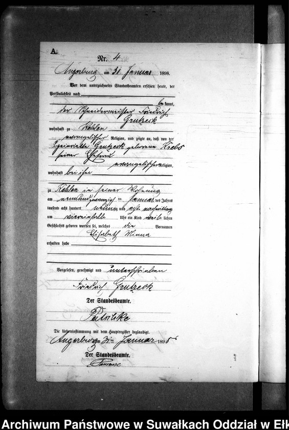 image.from.unit.number "Geburts-Neben-Register des Preussischen Standes-Amtes Kehlen Kreis Angerburg"