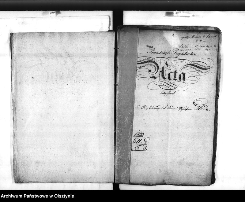 image.from.unit.number "Abtheilung des Innern. Personalia des bei der Feuer-Sozietäts Direktion aus gestellten Controlleur Glede [August]"