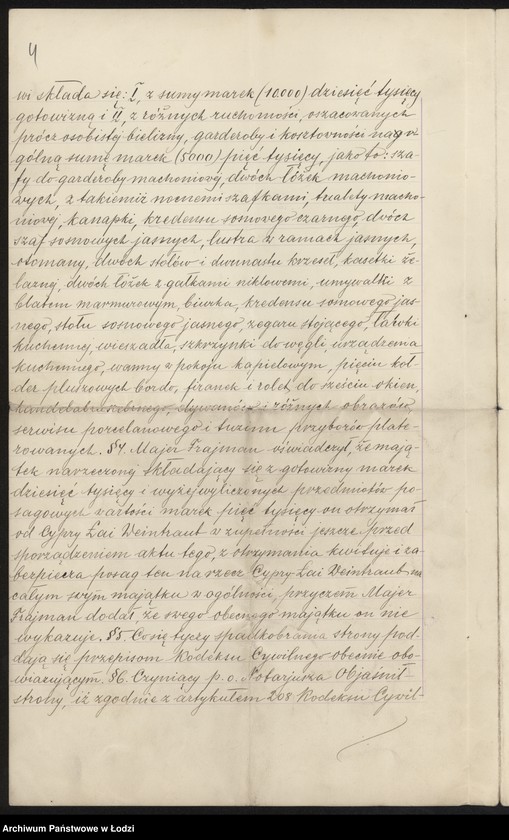 Obraz 6 z jednostki "Cypra Łaja Frajman – sprzedaż manufaktury bawełnianej"