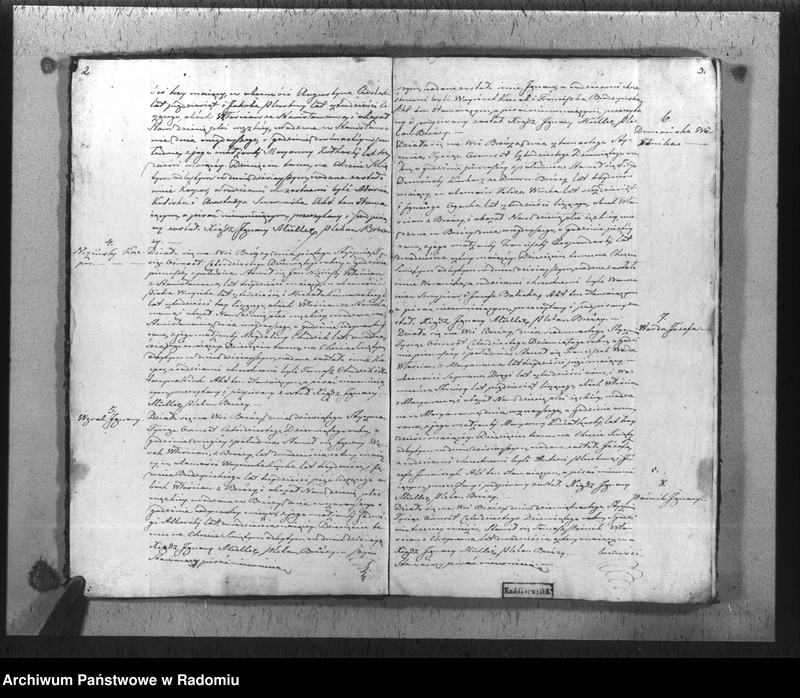 Obraz 4 z jednostki "Duplikat urodzonych, zaślubionych i umarłych parafii Brzóza na rok 1849"