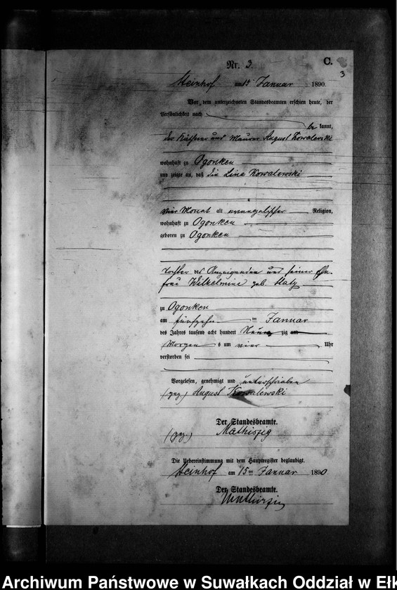 image.from.unit.number "Sterbe-Neben-Register des Preussischen Standes-Amtes Gr. Strengeln Kreis Angerburg"