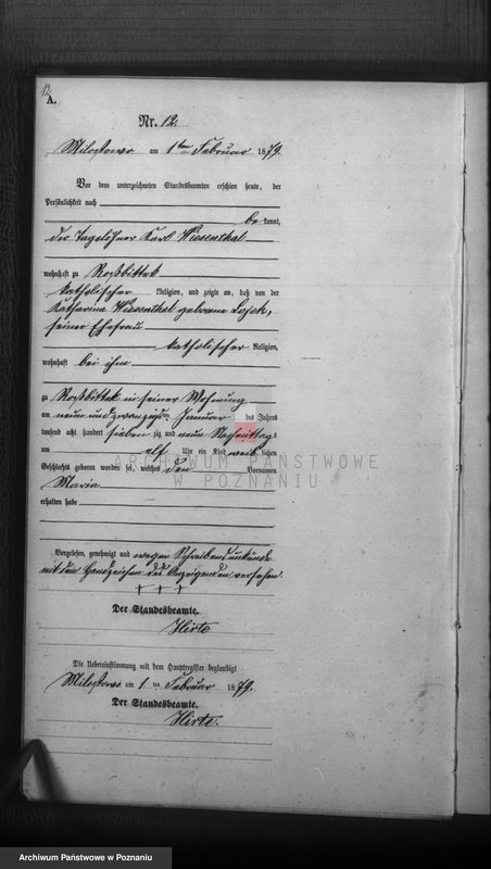 Obraz 14 z jednostki "Księga urodzeń"