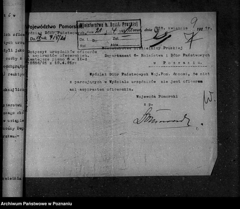 Obraz 14 z jednostki "Rozporządzenia personalne ogólne"