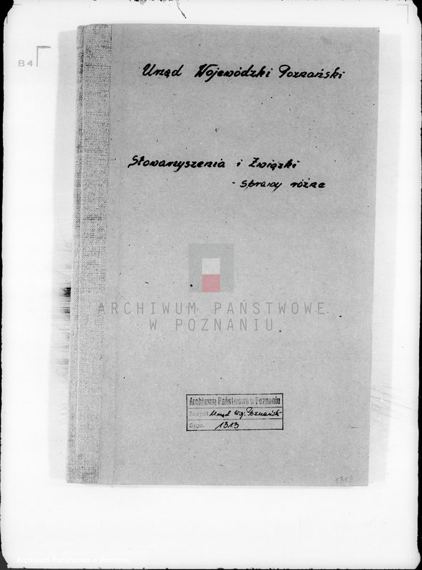 Obraz 4 z jednostki "/Stowarzyszenia i związki/ sprawy różne"