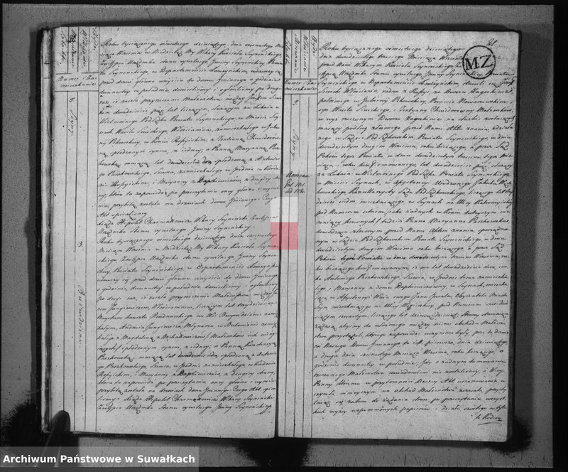 image.from.unit.number "Akta stanu cywilnego zaślubionych w gminie seyneńskiey od 1-go maja 1810 roku"