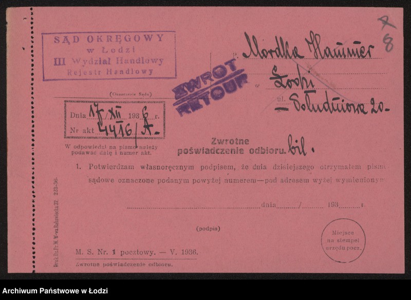 Obraz 10 z jednostki "Mordka Hammer- sprzedaż szmat"