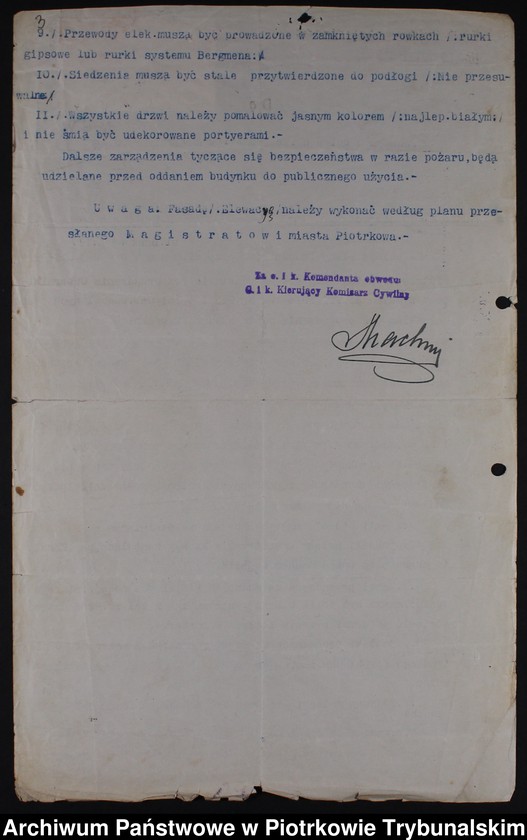 image.from.collection.number "Piotrkowskie kinoteatry sprzed wieku w dokumencie archiwalnym111"