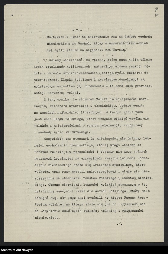 image.from.unit.number "Zaleski August; Załączniki: a) list (odpis) Skowrońskiego (Poseł RP w Brazylii); L.5 (odpowiedzi - rękopisy, maszynopisy); patrz 4246"