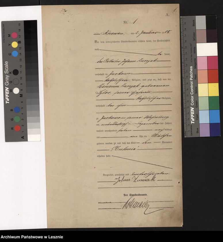 Obraz z jednostki "[Księga urodzeń]"