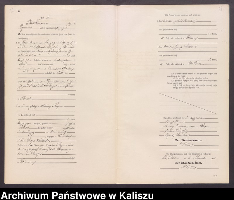 Obraz 9 z jednostki "[Księga małżeństw]"