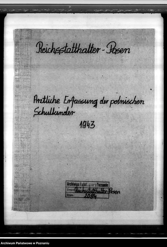 Obraz 4 z jednostki "Ärztliche Erfassung der polnischen Schulkinder"