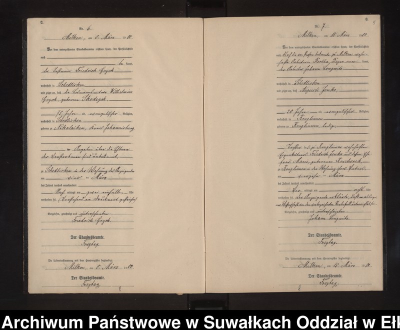 image.from.unit.number "Sterbe-Neben-Register des Preussischen Standes-Amtes Stasswinnen Kreis Lötzen"