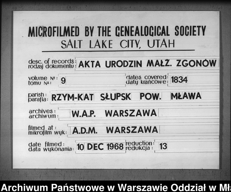 image.from.unit.number "Akta urodzeń, małżeństw i zgonów"