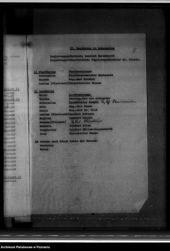 Obraz 9 z jednostki "Gliederung - Landräte- des Warthegau"