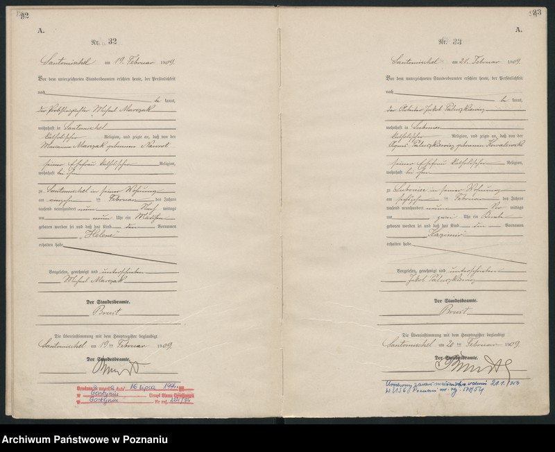 Obraz 19 z jednostki "Geburts-Neben-Register"