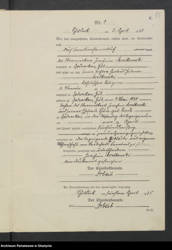 image.from.unit.number "Sterbe-Neben-Register Nr 1-21"