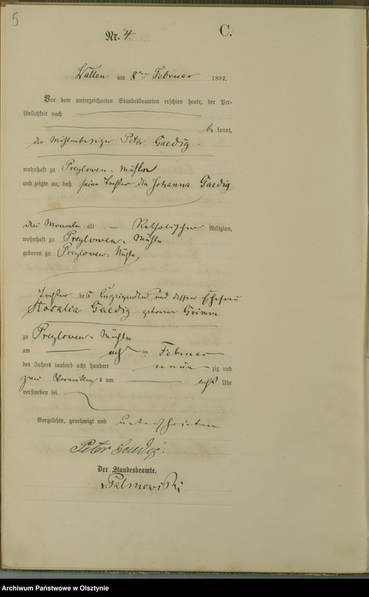image.from.unit.number "Sterbe-Haupt-Register Nr 1 - 30"