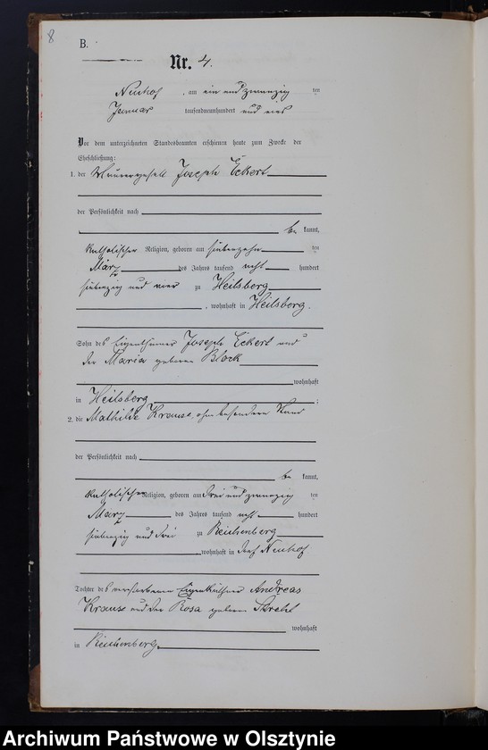 image.from.unit.number "Heiraths-Neben-Register Nr 1 - 26"