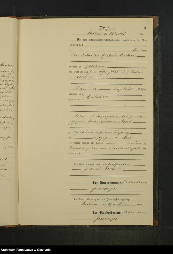 image.from.unit.number "Sterbe-Neben-Register Nr 1 - 19"