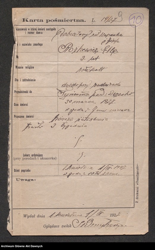 image.from.unit.number "Parafia: różne. Dekanat: różne. [Akta różnych urzędów parafialnych na terenie archidiecezji lwowskiej]."