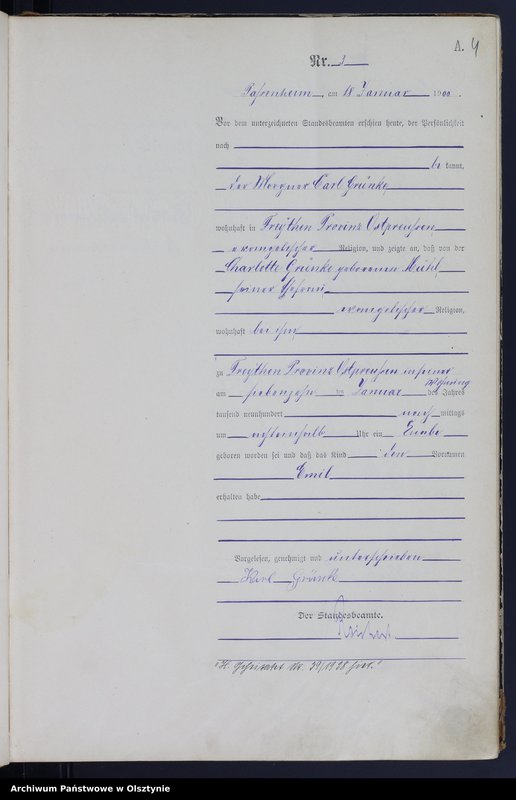 image.from.unit.number "Geburts-Haupt-Register Nr 1 - 69"