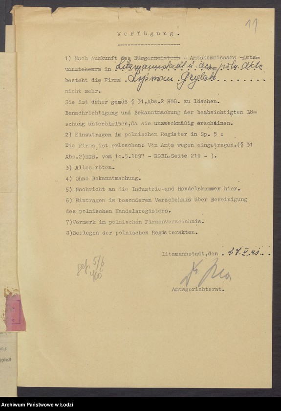 Obraz 13 z jednostki "Lipman Grylak- sprzedaż towarów manufakturowych"