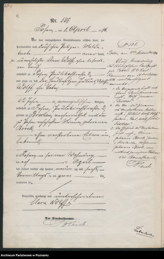 Obraz 5 z jednostki "Księga zgonów t. II"