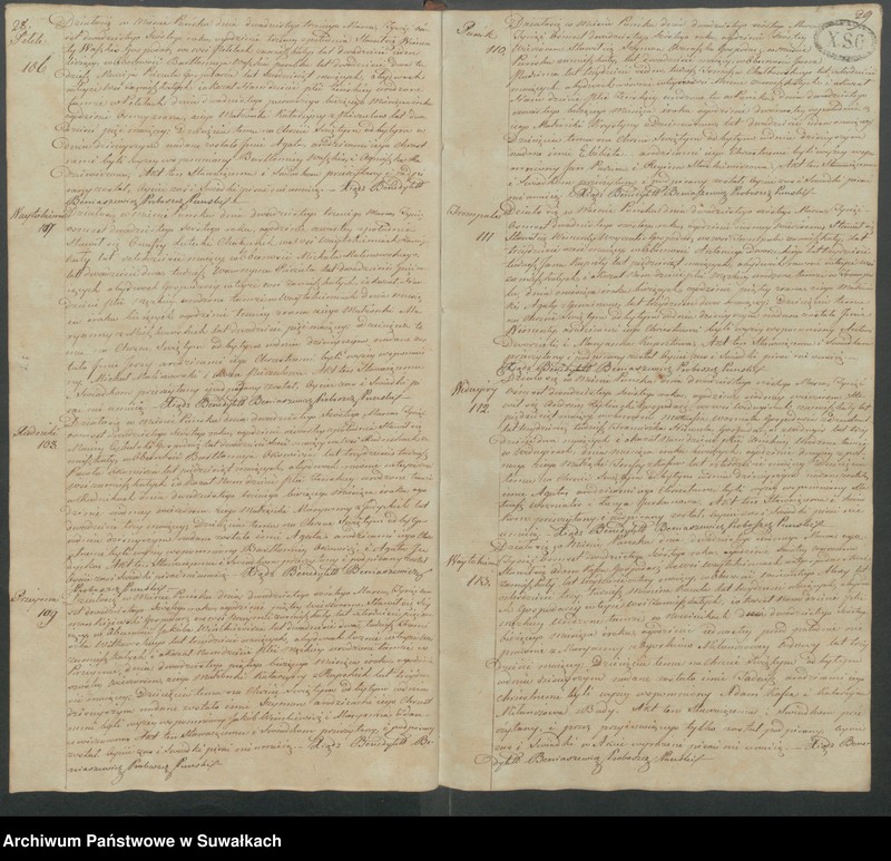 image.from.unit.number "Duplikat urodzonych, zaślubionych i umarłych rok 1826 w parafii Puńsk"
