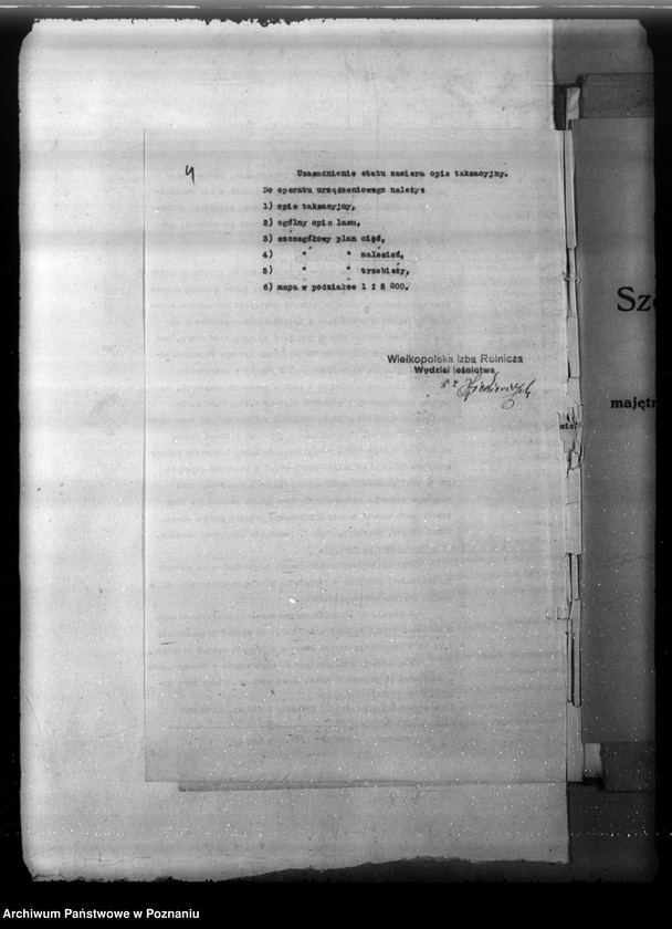 Obraz 8 z jednostki "Plan urządzenia gospodarstwa leśnego lasu majątku Strzępiń w powiecie nowotomyskim 1932-1942"