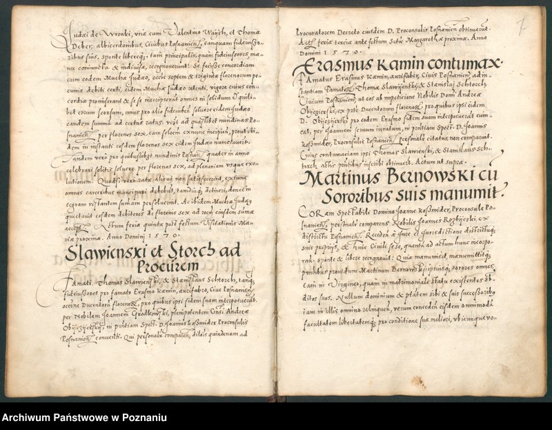 Obraz 11 z jednostki "Liber actorum civitatis Posnaniae."