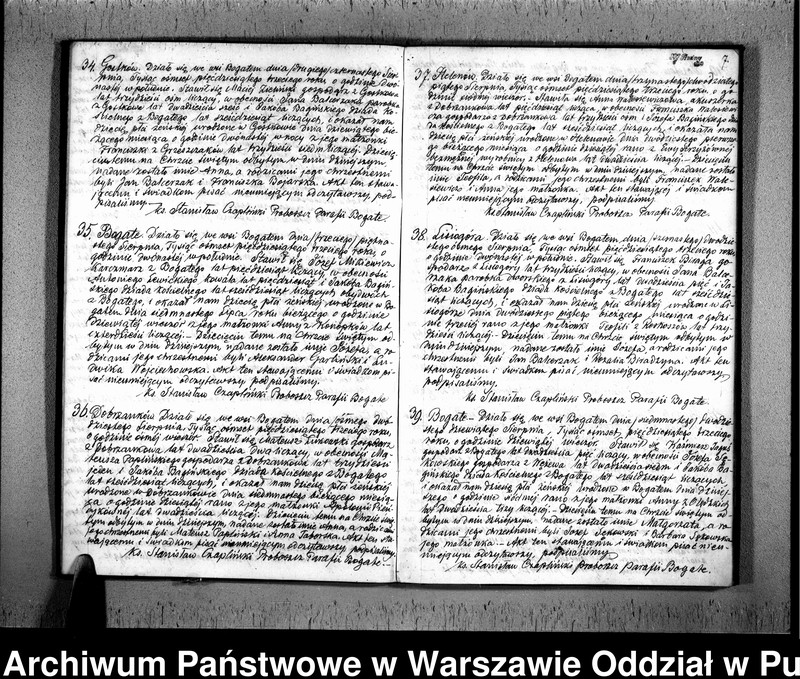 Obraz 9 z jednostki "Akta urodzeń, małżeństw i zgonów"