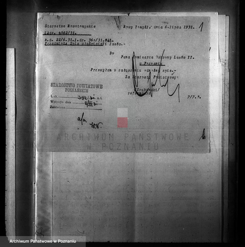 Obraz 5 z jednostki "Spis właścicieli lasów do 30 ha powiat nowotomyski"