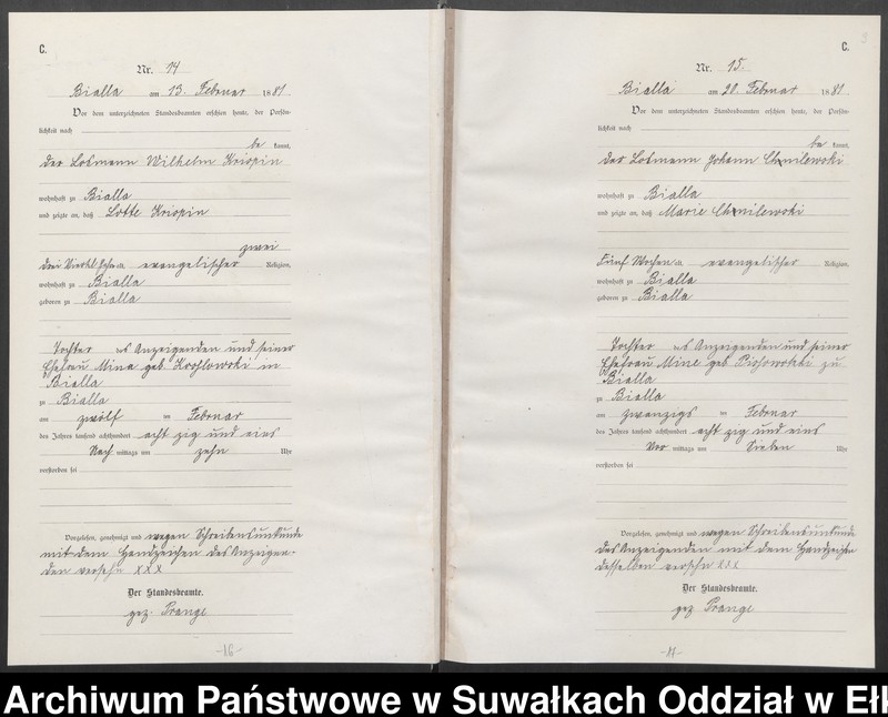 image.from.unit.number "[Sterbe-Haupt-Register des Königlich Preussischen Standes-Amtes Bialla Kreis Johannisburg]"