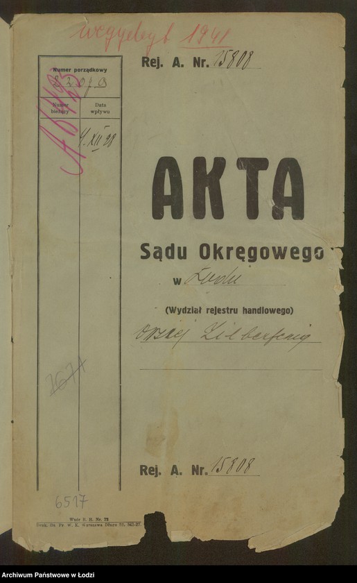 Obraz 2 z jednostki "Owsiej Zilberfening – sprzedaż odpadków krawieckich"