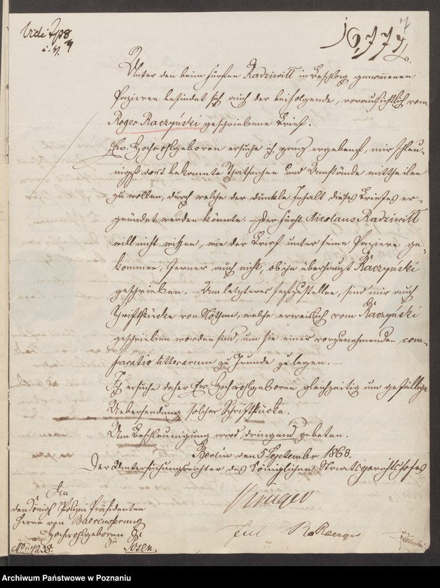 Obraz 11 z jednostki "A. betr. Grafen Roger Raczyński und Eduard"